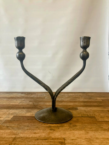 2 Arm Ball Taper Candle Holder
