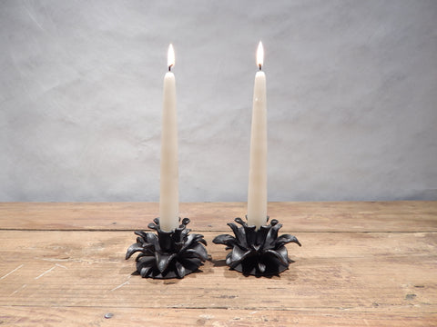 Floral Candle Pair