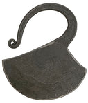 Forged iron kitchen chopping tool from Blackthorne Forge in Vermont.