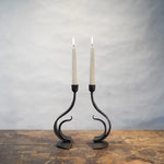 Recurve Candle Pair